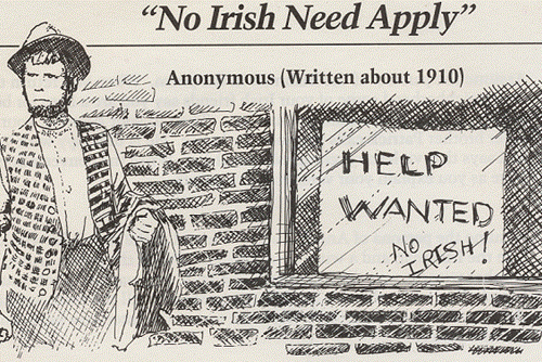 No Irish Need Apply