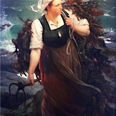 Dúlamán, the seaweed-gatherer