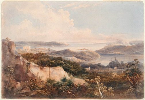 Vista di Botany Bay agli inizi dell’Ottocento